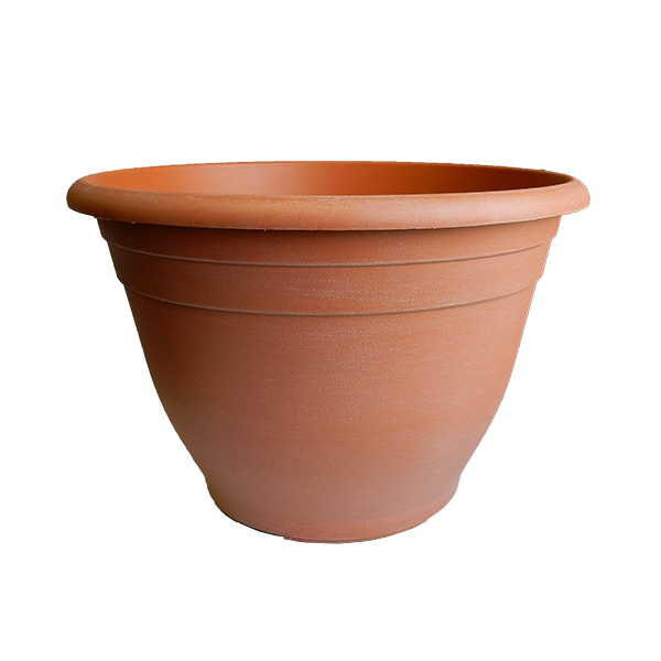 15 x 10.25 Royal Planter Terra Cotta White Wash - 30 per case - Decorative Planters